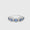 Load and play video in Gallery viewer, Oval Sapphire Halo Diamond Eternity Band Ring
