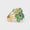 Load and play video in Gallery viewer, Cluster Emerald Diamond Ring
