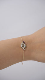 Load and play video in Gallery viewer, Evil Eye Diamond Bracelet
