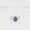 Load and play video in Gallery viewer, Oval Sapphire Diamond Ring
