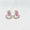 Load and play video in Gallery viewer, Pink Sapphire Diamond Studs Earrings
